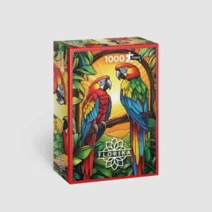 F1003-florika-tropicheski-rai-papagali-pyzel
