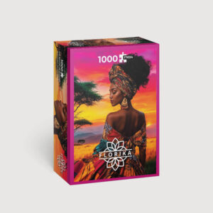 Puzzle Sunset over the Savannah – Beauty of Nations – 1000 pieces